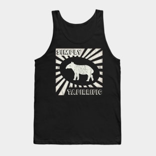 Simply Tapirrific Retro Old School 90s Tapir Tank Top